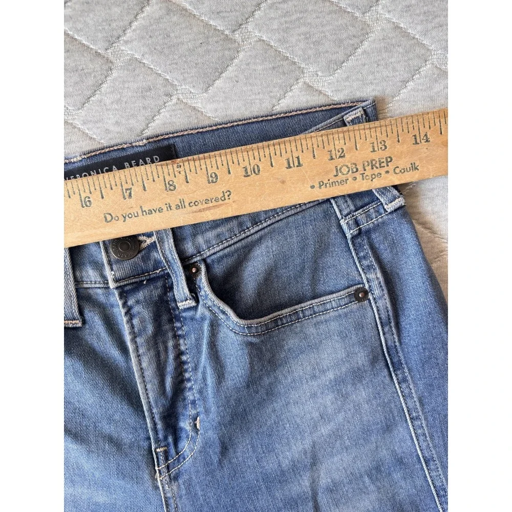 Veronica Beard Sheridan Exaggerated Flare Jeans Womens 25 Blue High Rise Denim